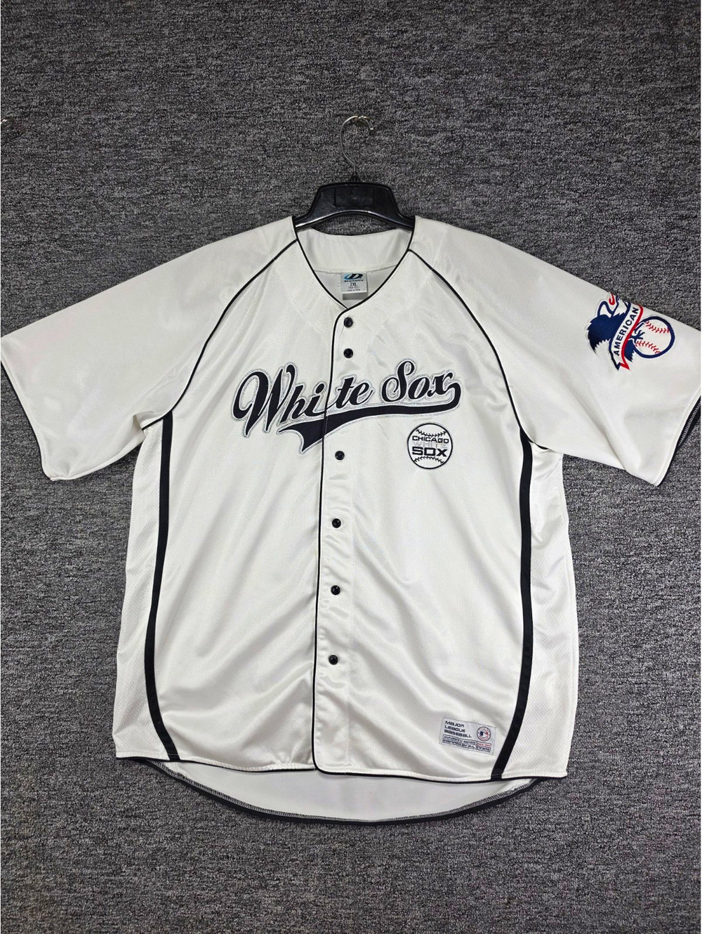 Dynasty Chicago White Sox MLB Baseball Jersey White/Black Size 2XL